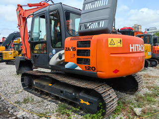 Original Japan Used Hitachi ZX120 Excavator for Sale | Reliable 12 Ton Crawler Excavator with Low Working Hours and Ready for Work