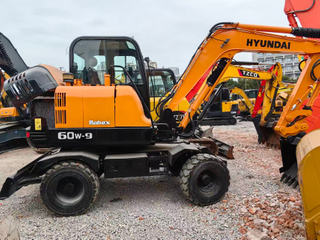 High Quality Used Hyundai 60W-9 Wheel Excavator Excellent Condition Ready for Construction Work