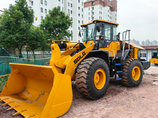 Second-Hand SDLG LG956 Wheel Loader Heavy Duty 5 Ton Front End Loader For Sale