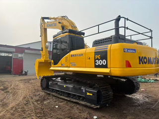 Used Komatsu PC300 Hydraulic Crawler Excavator Heavy Duty 30 Ton Earthmoving Machine For Sale