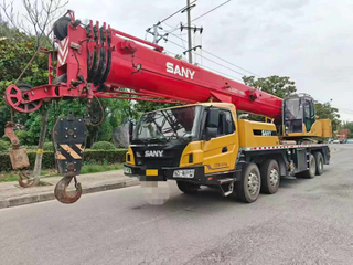 Used SANY STC500E5 50 Ton Truck Crane for Sale– Pilot Control, No Oil Leaks, Accident-Free, Ready for Export