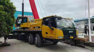 Used SANY STC550C5-8 55 Ton Truck Crane for Sale – Original Paint, Ready for Export