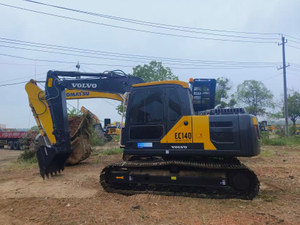 Second Hand Volvo EC140 Compact Medium Excavator 14Ton Crawler Construction Earthmoving Machine Ready Stock