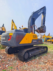 Second Hand Volvo EC210 Medium Crawler Excavator 21Ton Construction Earthmoving Machine Ready Stock