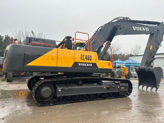 Used Volvo EC480 Large Crawler Excavator 48Ton Heavy Mining Equipment Export Unit